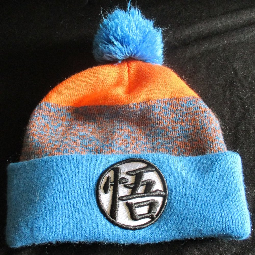 Dragonball Super Blue and Orange Beanie Hat